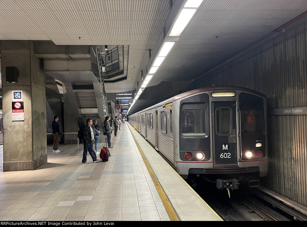 LACMTA Breda Subway Car # 602 leading an now out of service train